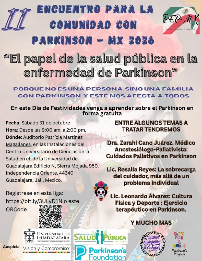 II Encuentro para la Comunidad con Parkinson – MX 2026: El papel de la salud pública en la enfermedad de Parkinson